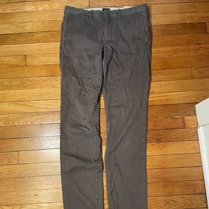 J. Crew Men’s 484 Slim Stretch Chino Grey 30/34